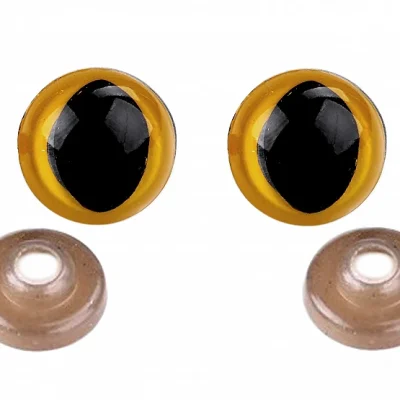 Ochi jucarii galbeni Ø14mm
